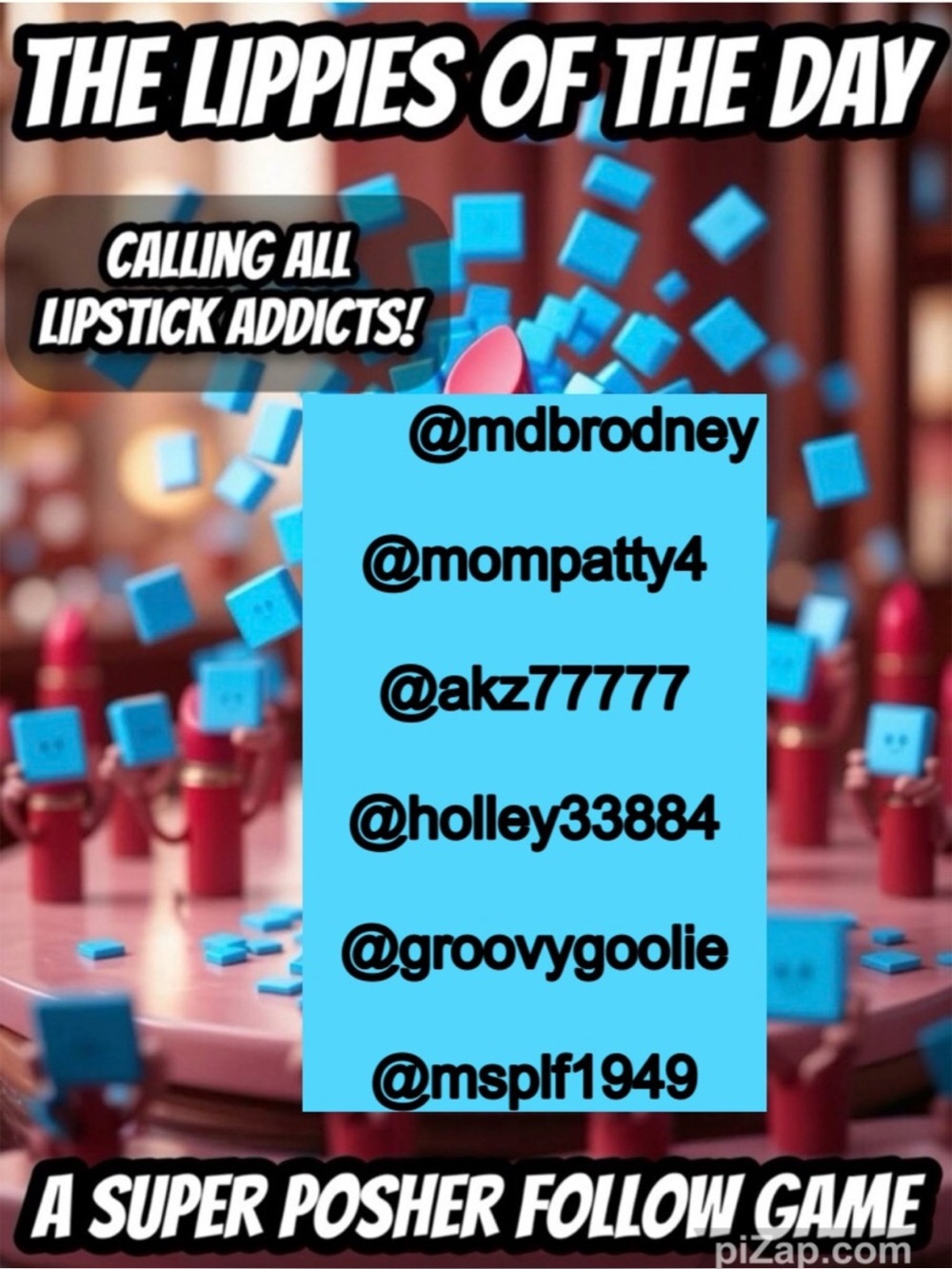 Featured on The Lippies of The Day a Super Posher Follow Game @bell1971